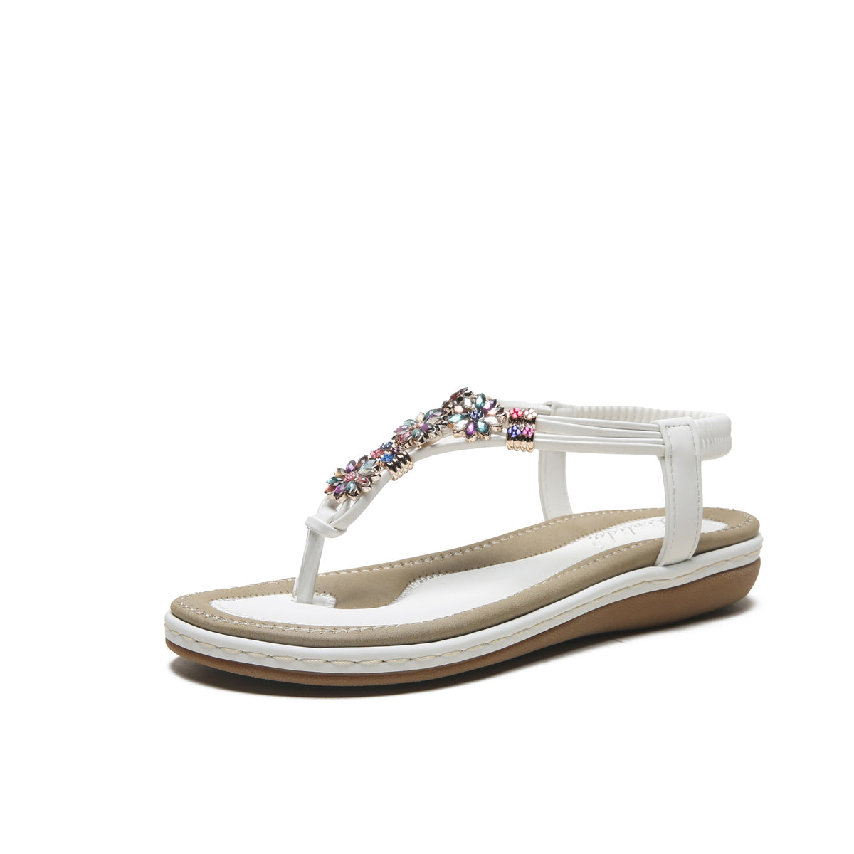 Plus Size Bohemian Casual Flat Sandals for Women - Blue Cup LLC.