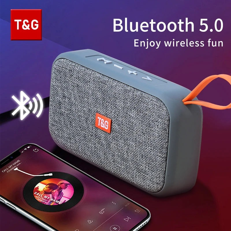TG506 Mini Portable Bluetooth Speaker with FM Radio - Blue Cup LLC.