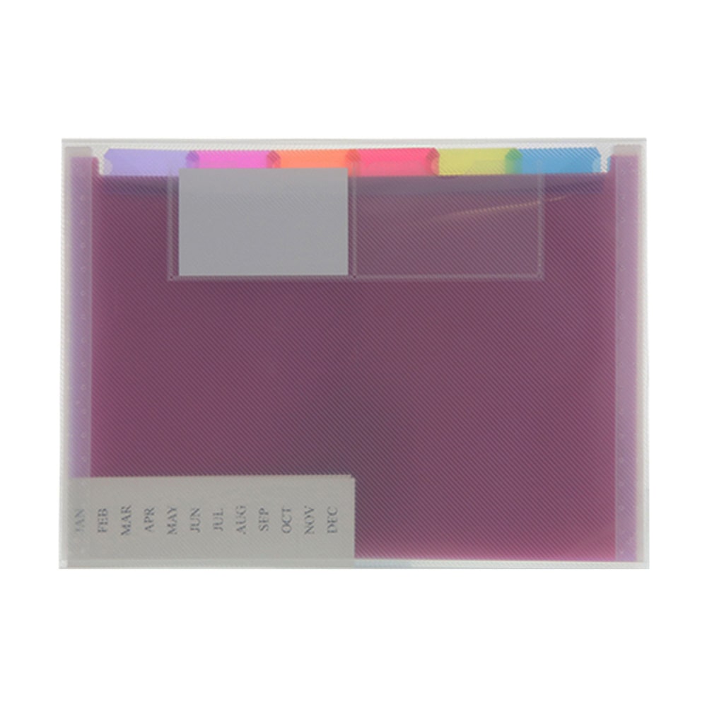 Rainbow 7-Pocket Letter Size Poly Expanding File - Blue Cup LLC.