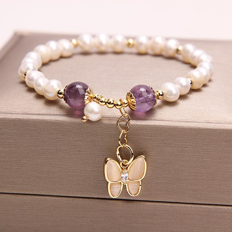 Natural Freshwater Pearl Bracelet for Women - Blue Cup LLC.