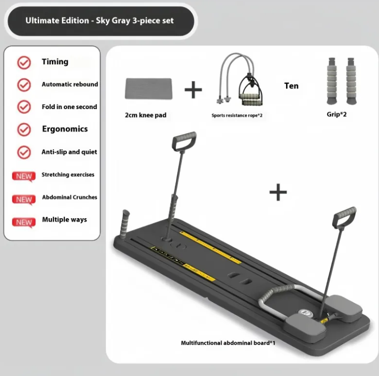 Household Abdominal Wheel Fitness Board - Blue Cup LLC.