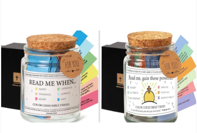 Faith & Joy Verse Jar - Blue Cup LLC.