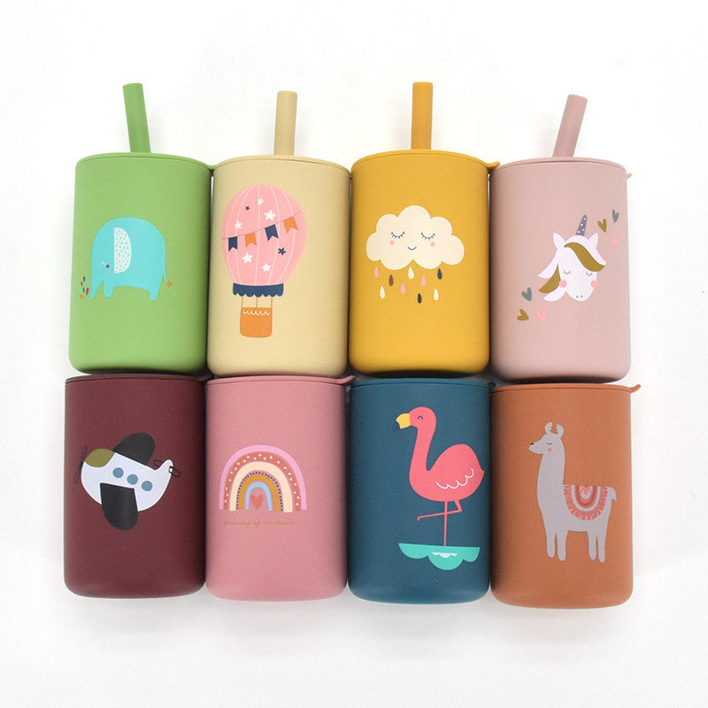 Leak-proof Silicone Children's Drinking Cup for Baby - Blue Cup LLC.