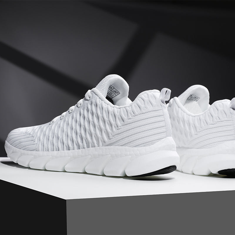 Lightweight Breathable Lace-Up Mesh Sneakers for Women - Blue Cup LLC.