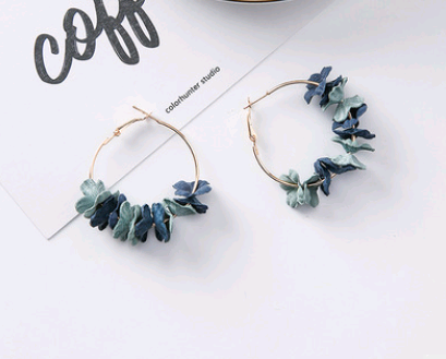 Flower Ear Earrings and Accessories - Blue Cup LLC.