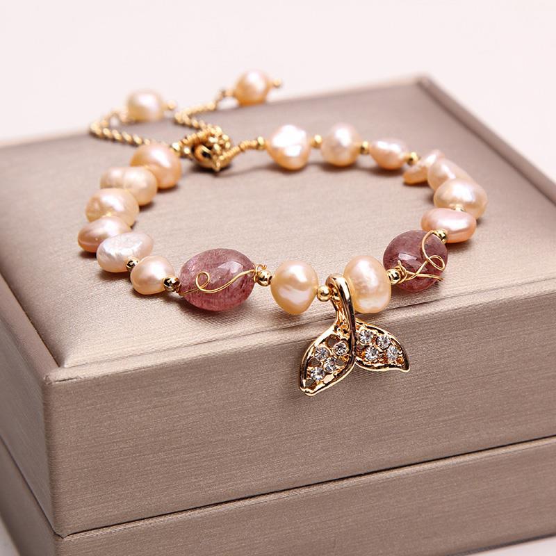 Natural Freshwater Pearl Bracelet for Women - Blue Cup LLC.