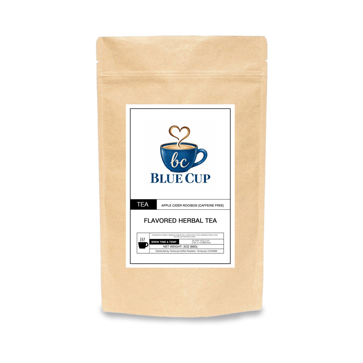 Blue Cup Apple Cider Rooibos Tea Blue Cup LLC.