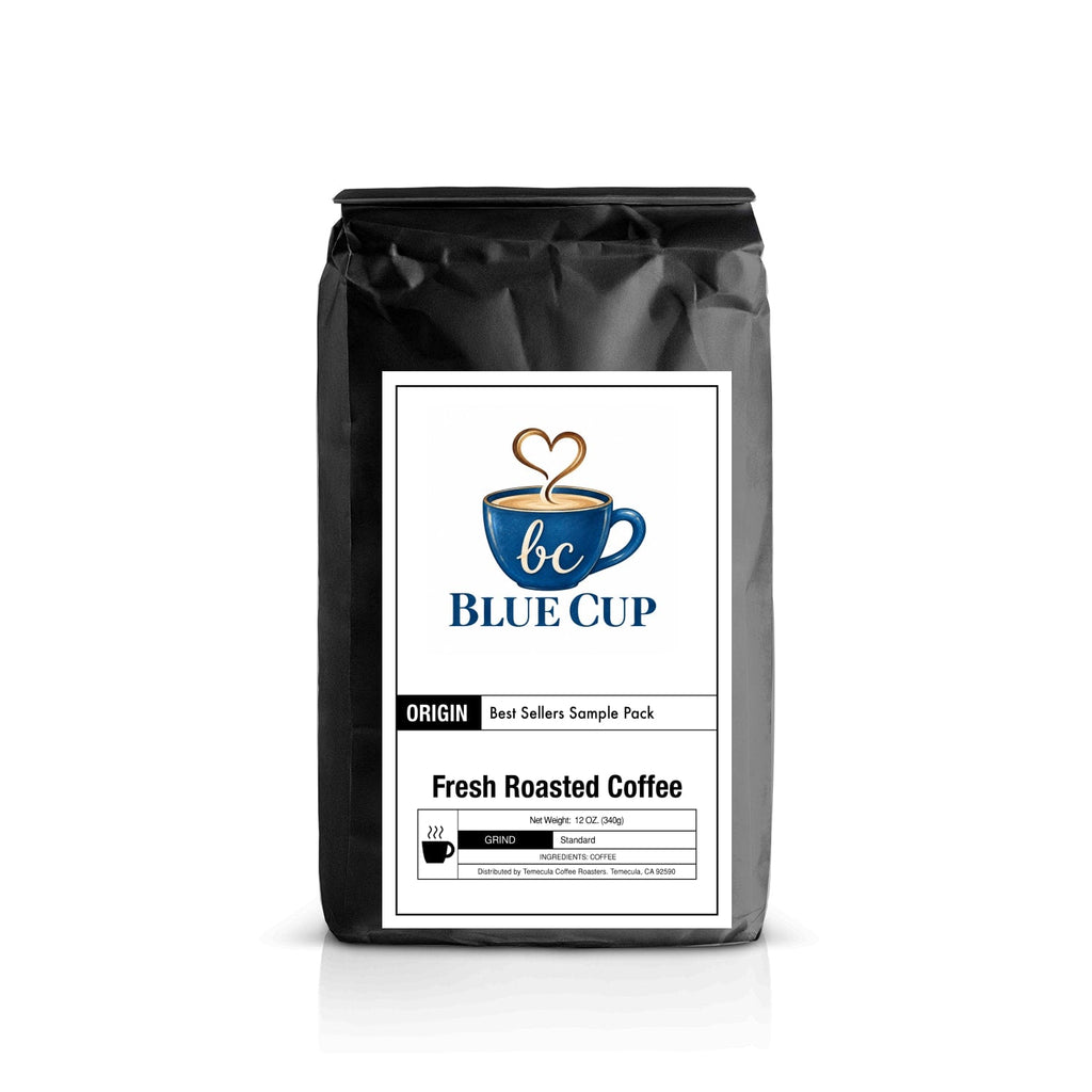 Blue Cup Coffee Discovery Sample Pack with six coffees